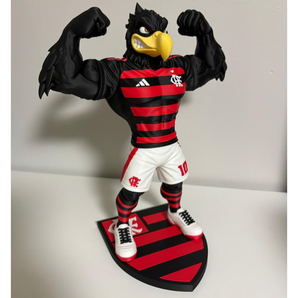 Estátua Mascote Urubu Flamengo Colecionável