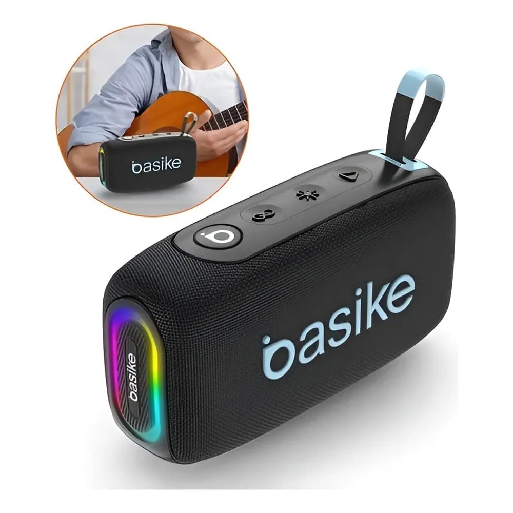 Caixa De Som Bluetooth Portátil À Prova D'água Com Estéreo Cinza