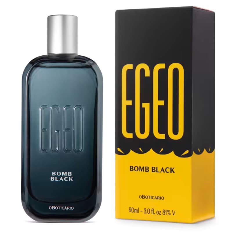 Colônia Egeo Bomb Black 90ml O Boticário Original