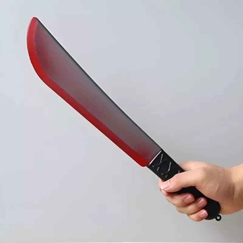 Facão De Plástico C/sangue Acessório Halloween