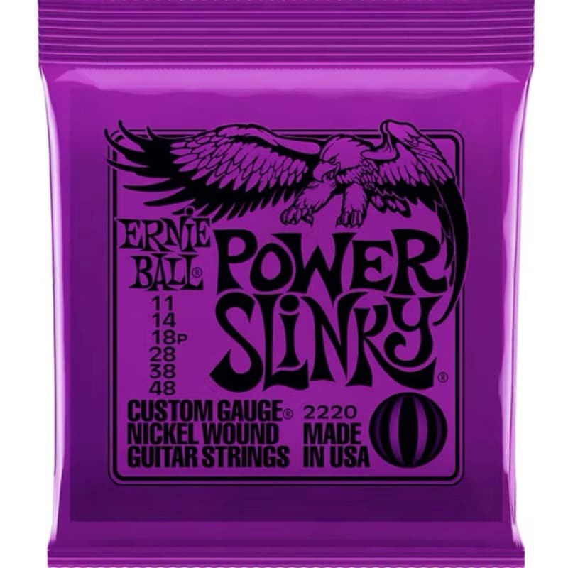 Encordoamento Guitarra 011 Ernie Ball Power Slinky 2220