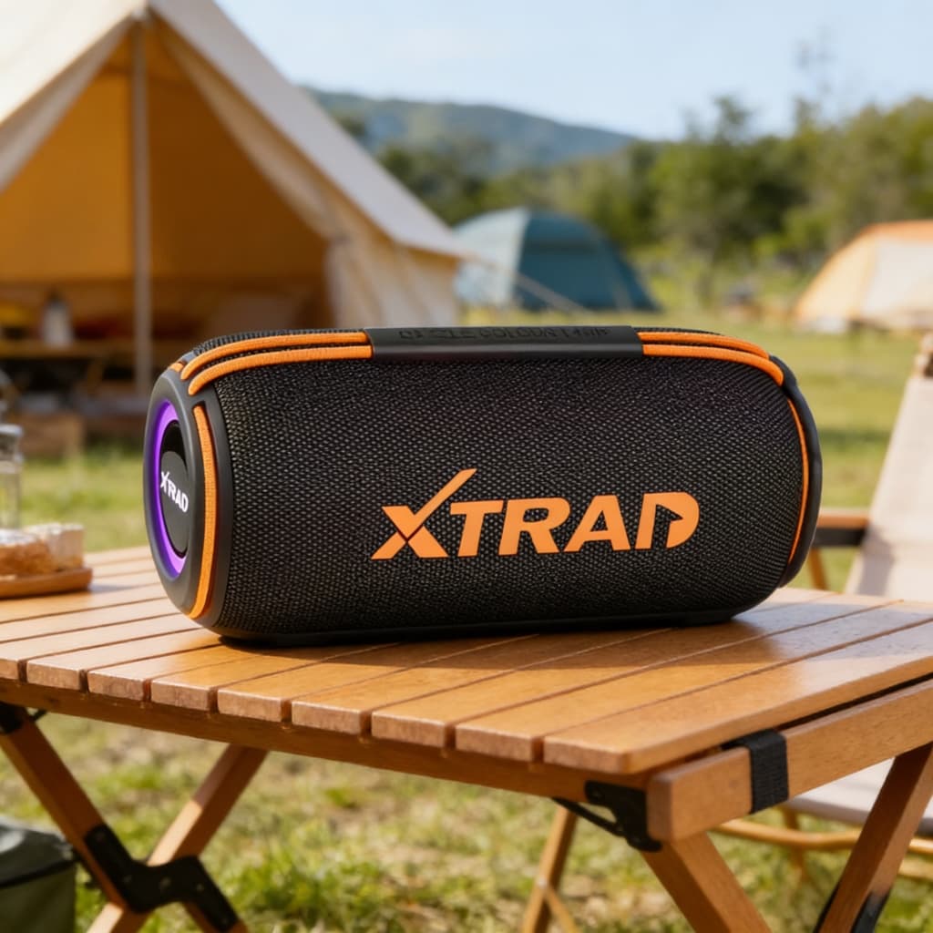 Caixa de Som Bluetooth Externo Prova D'Água IPX5 - TWS Multimídia TWS USB TF FM AUX para Praia