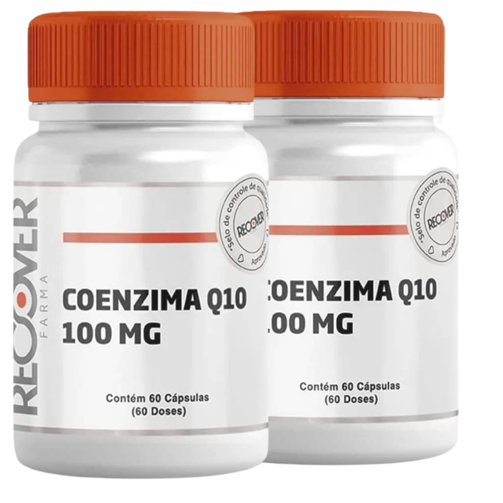 KIT com 2 unidades de Coenzima Q10 100mg  60 Cápsulas