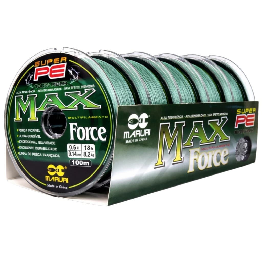 Caixa Linha Maruri Multifilamento Max Force 4X 500m Interligados