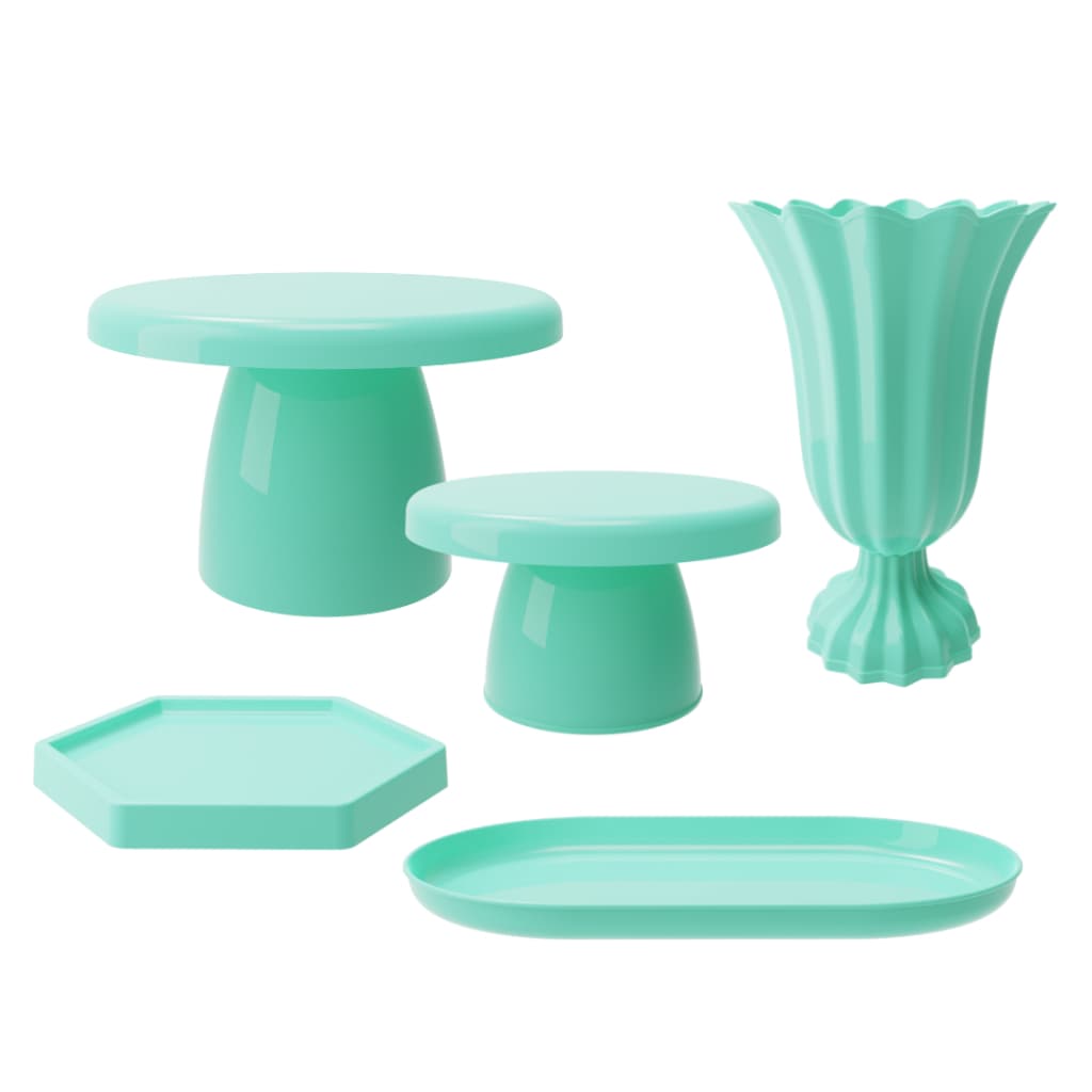 Kit Aniversário 5 Peças Festa Infantil Temática Decoração