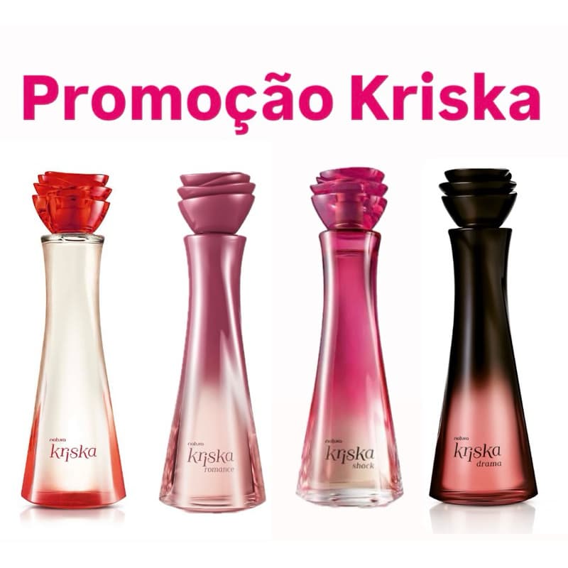 Kriska Natura Dedodorante Colônia Feminino 100ml cada