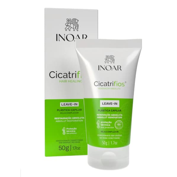Leave-in Inoar Cicatrifios 50gr Proteção Térmica Plástica Capilar Condicionante Restauração Absoluta