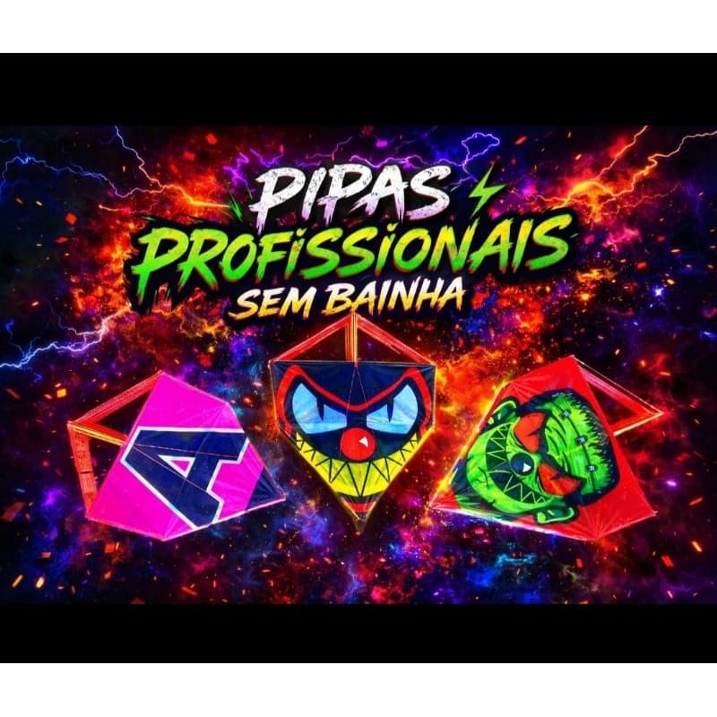 Pipas Carrapeta - Mucha e Lápis / 50cm - Pacote Com 25 Unid.