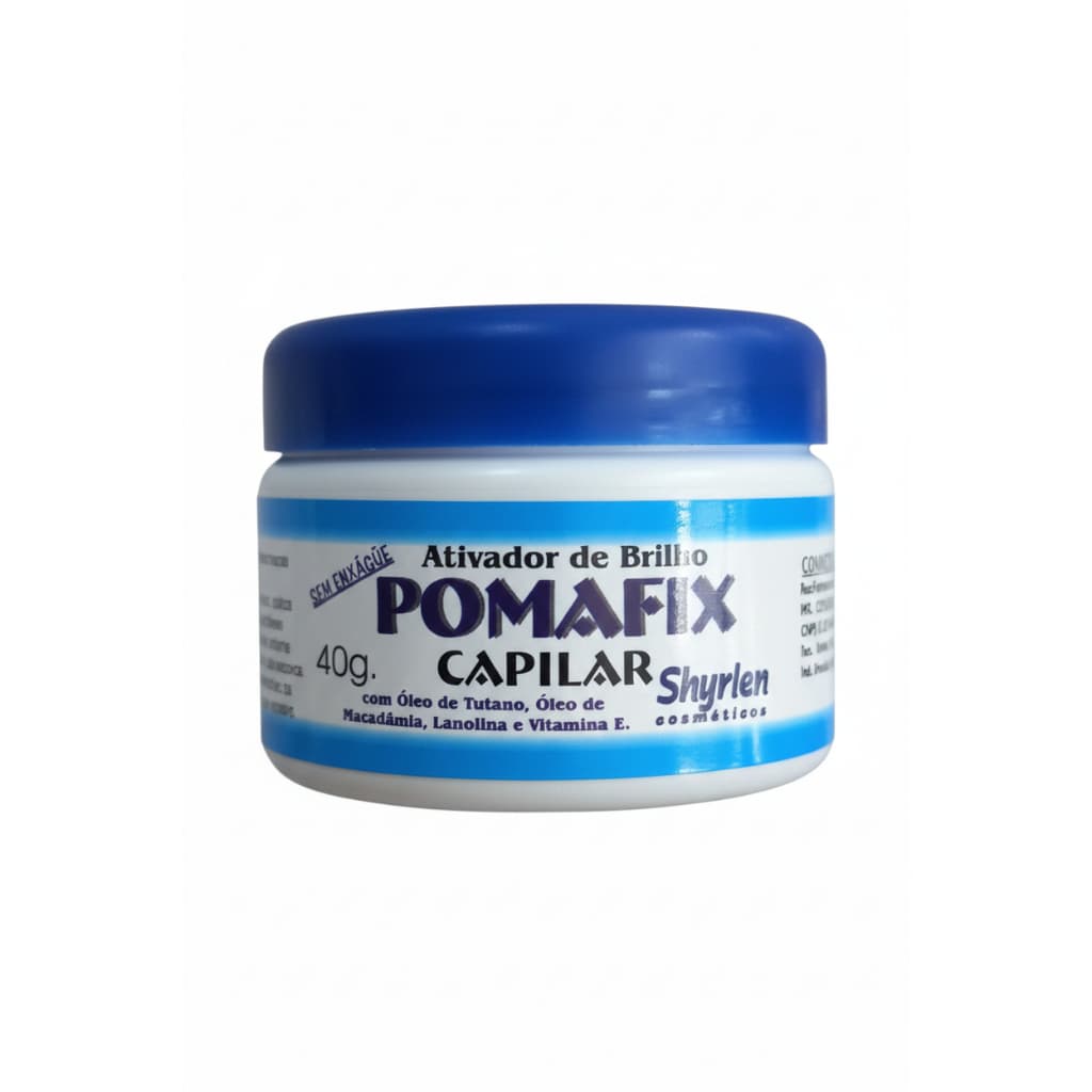 POMADA POMAFIX CAPILAR ATIVADORA DE BRILHO 40G BRILHO E MACIEZ