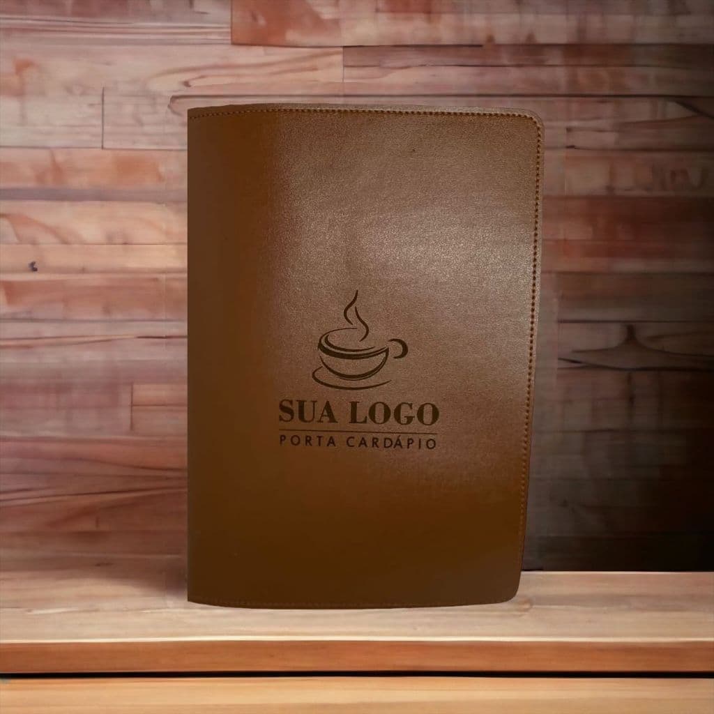 8 Cardápios Capa Mole A4 Para Seu Restaurante Personalizado Com Sua Logomarca