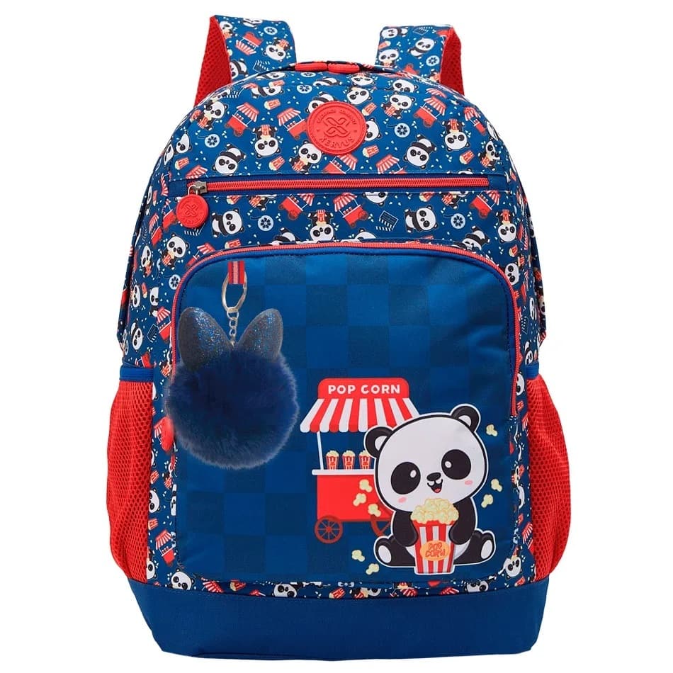 Mochila Juvenil 16 College Panda Pipoca