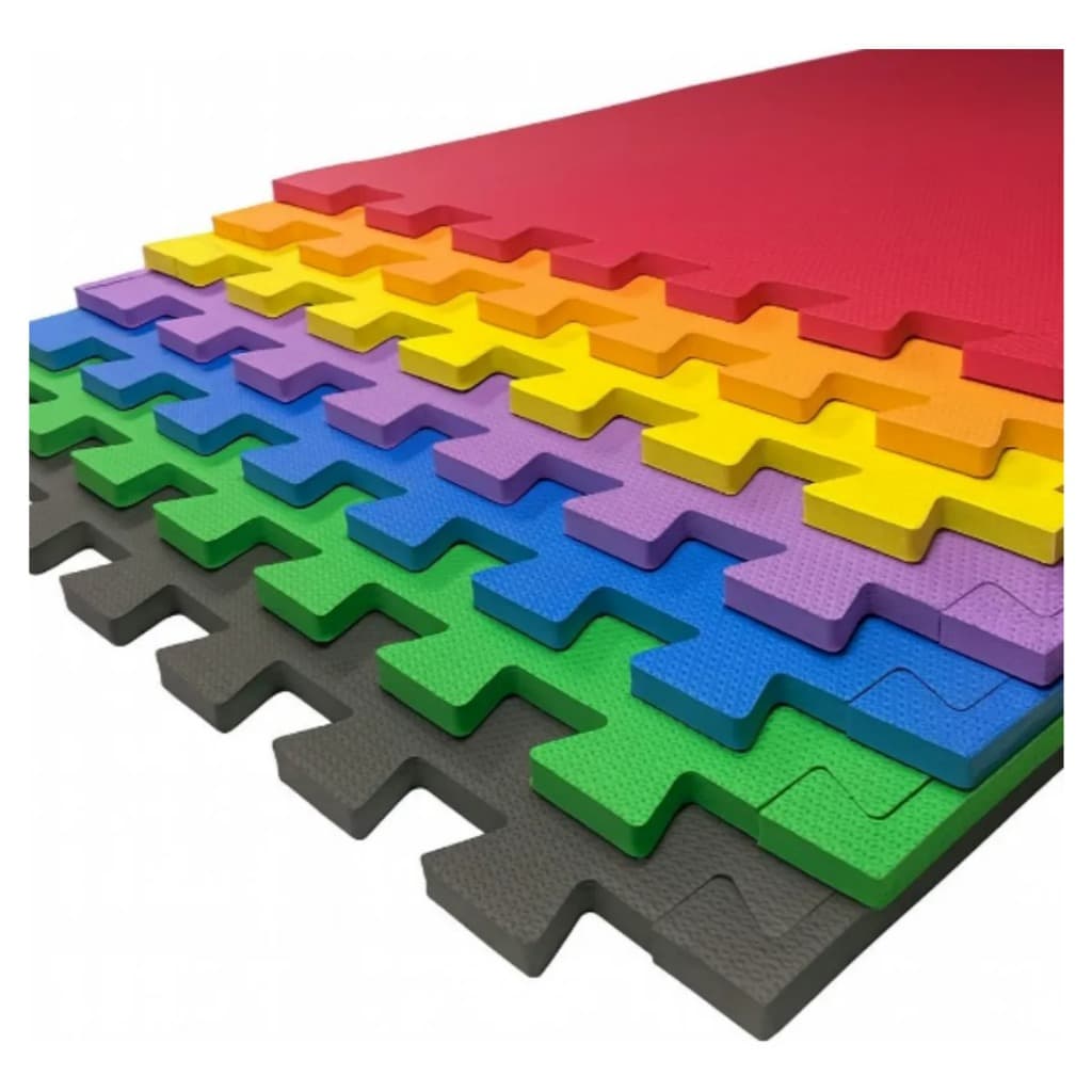 Tatame EVA 1,00x1,00X10cm - Antiderrapante Infantil Academia Piso Emborrachado Piso Fitness