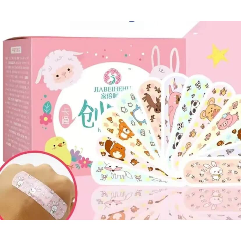 10/20/30/60PCS Caixa Curativo Fofinhos Band Aid Infantil Desenhos Animados  Animal Kit Emergência