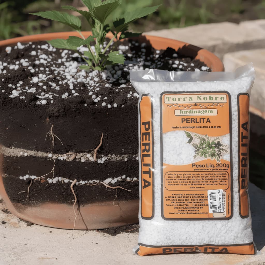 PERLITA EXPANDIDA GROSSA MINERAL VULCÂNICO AMORFO PARA PLANTAS SUBSTRATO SUCULENTAS MELHOR AERAÇÃO