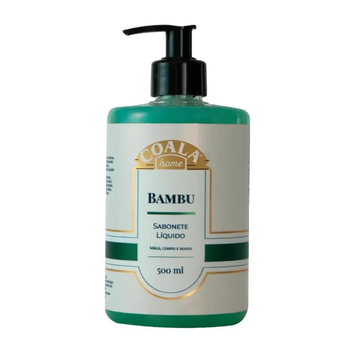 Sabonete Líquido Coala 500ml Bambu Fórmula Eficaz para Limpeza de seu Corpo Macio e Cheiroso SB