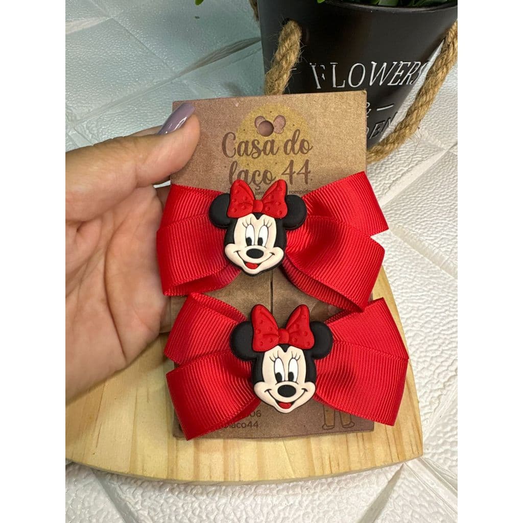 Laços de Cabelo Infantil Minnie