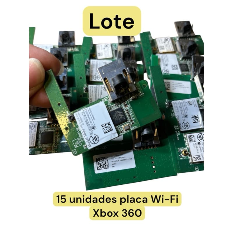 Lote / kit 15 unidades placa wifi xbox 360 funcional p/ Revenda