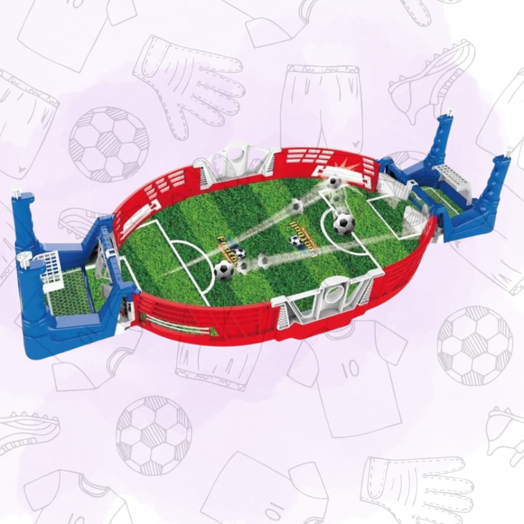 Brinquedo Jogo de Futebol De Mesa Portatil Com Lançador