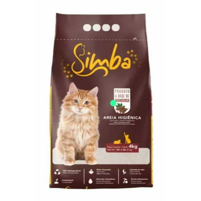 AREIA HIGIENICA SIMBA AMAFIL 4 K