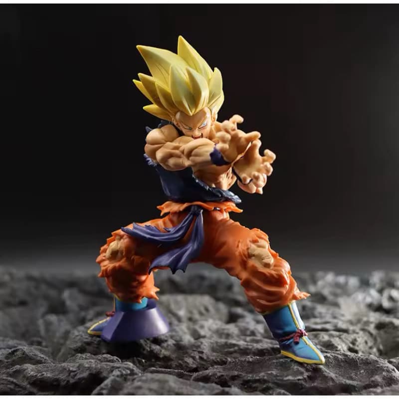 Dragon Ball Z Kamehameha Son Goku Super Saiyan Kakarotto 15CM PVC