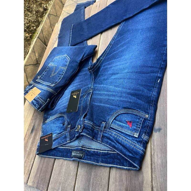 Calça Jeans Masculina Premium Com Elastano