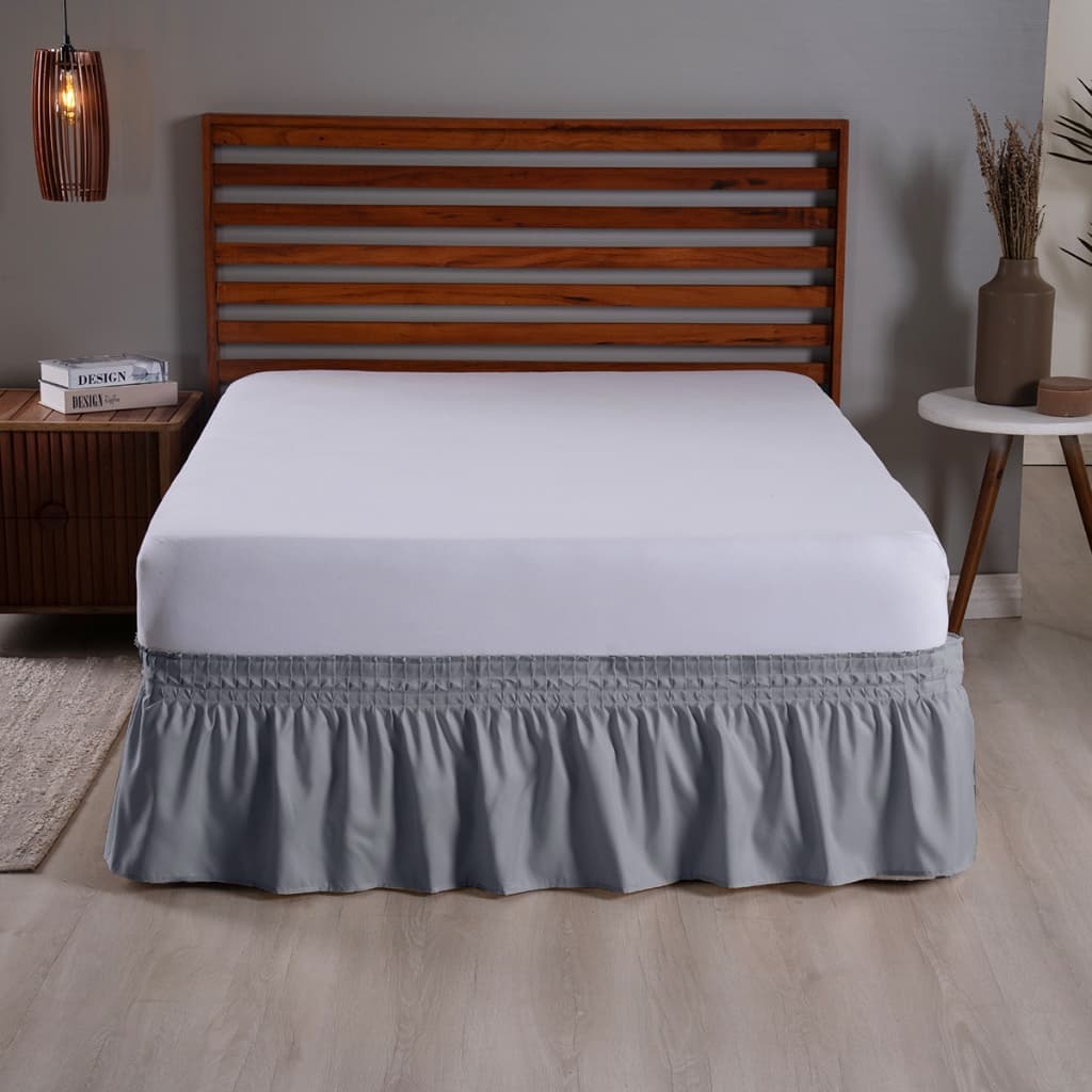 Saia Box Cama Queen Até 45 cm Altura Elástico Reforçado