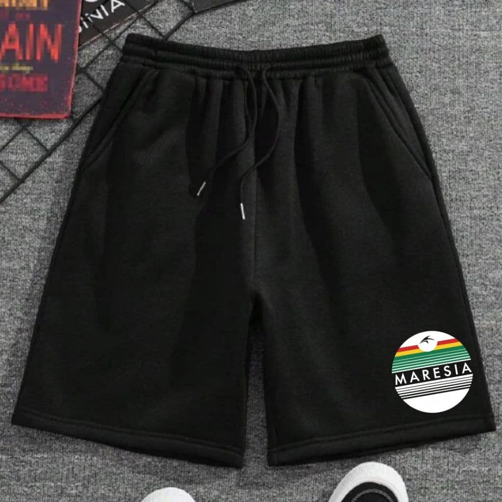 Bermuda Moletom Masculina Maresia - Estampa Círculo - Confortável