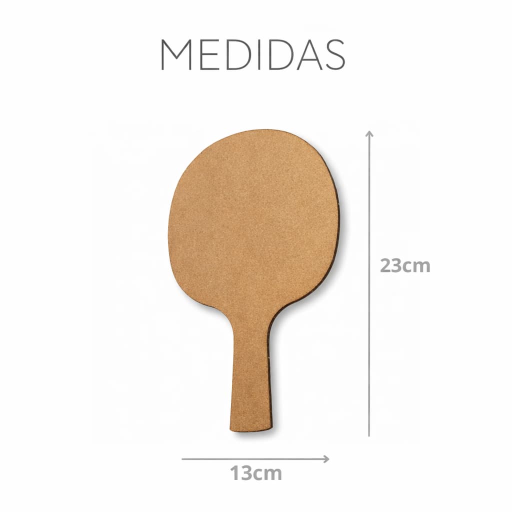 Raquete Ping Pong Mdf para Lembrancinha Jogos Lembrancinhas Brindes Aniversário