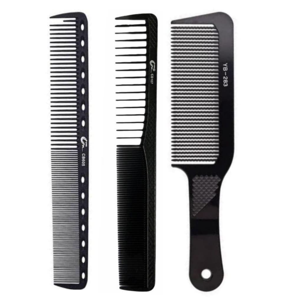 Kit 3 Pentes De Corte De Carbono Umi Cb605, Cb107, YB283 Preto