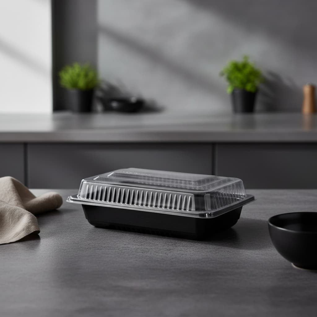 Embalagem Oriental Para Sushi com Tampa Galvanotek GO-915