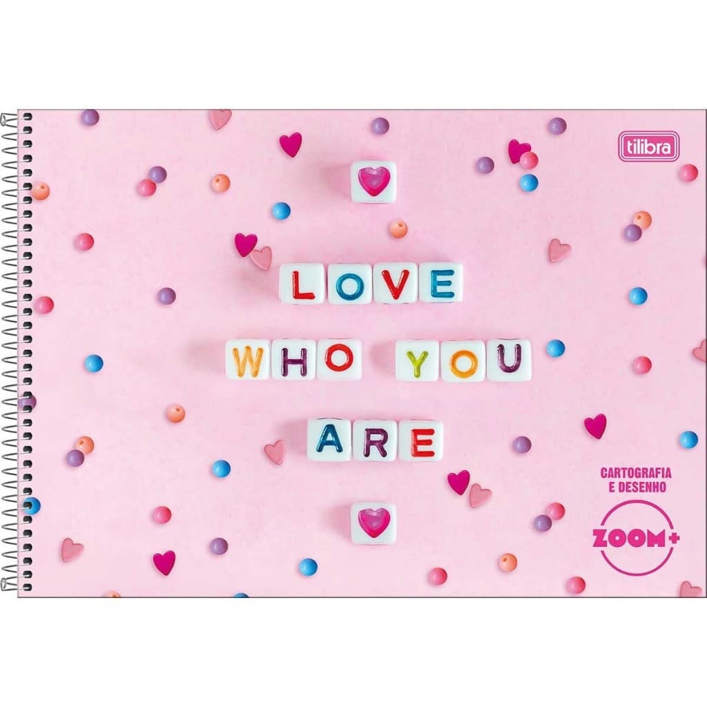 Caderno De Cartografia e Desenho Feminino Zoom+ 96 Folhas Tilibra