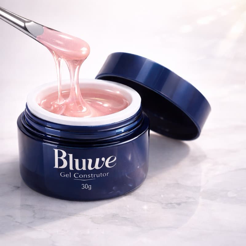 Gel Construtor Bluwe 30g Original Profissional UV/LED | Tecnologia CurvaturaSmart | Alta Resistência