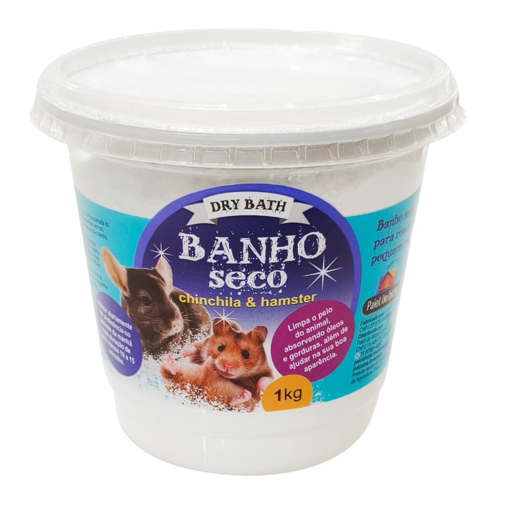 Banho Seco para Roedores Chinchila, Hamster 1kg