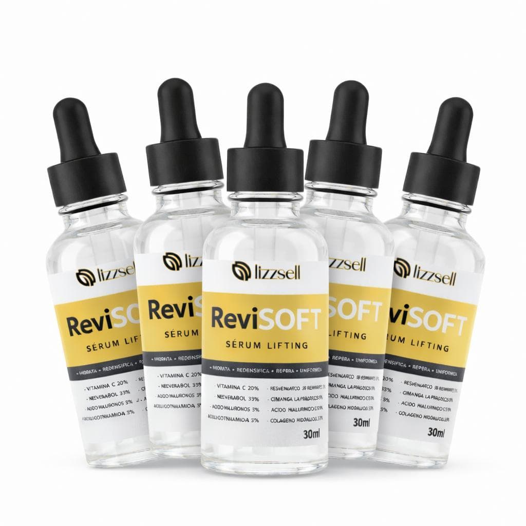 5 ReviSoft Serum Facial Vitamina C e Acido Hialuronico
