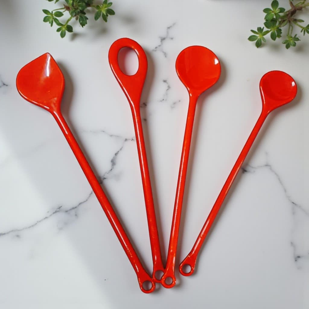 Conjunto De 4 Colheres Funcionais Para Cozinha Jolly