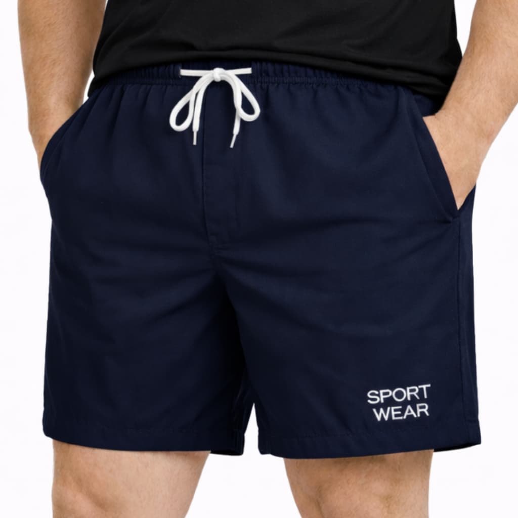 Shorts Masculino Plus Size em Tactel com Elastano - Esporte, Praia e Dia a Dia