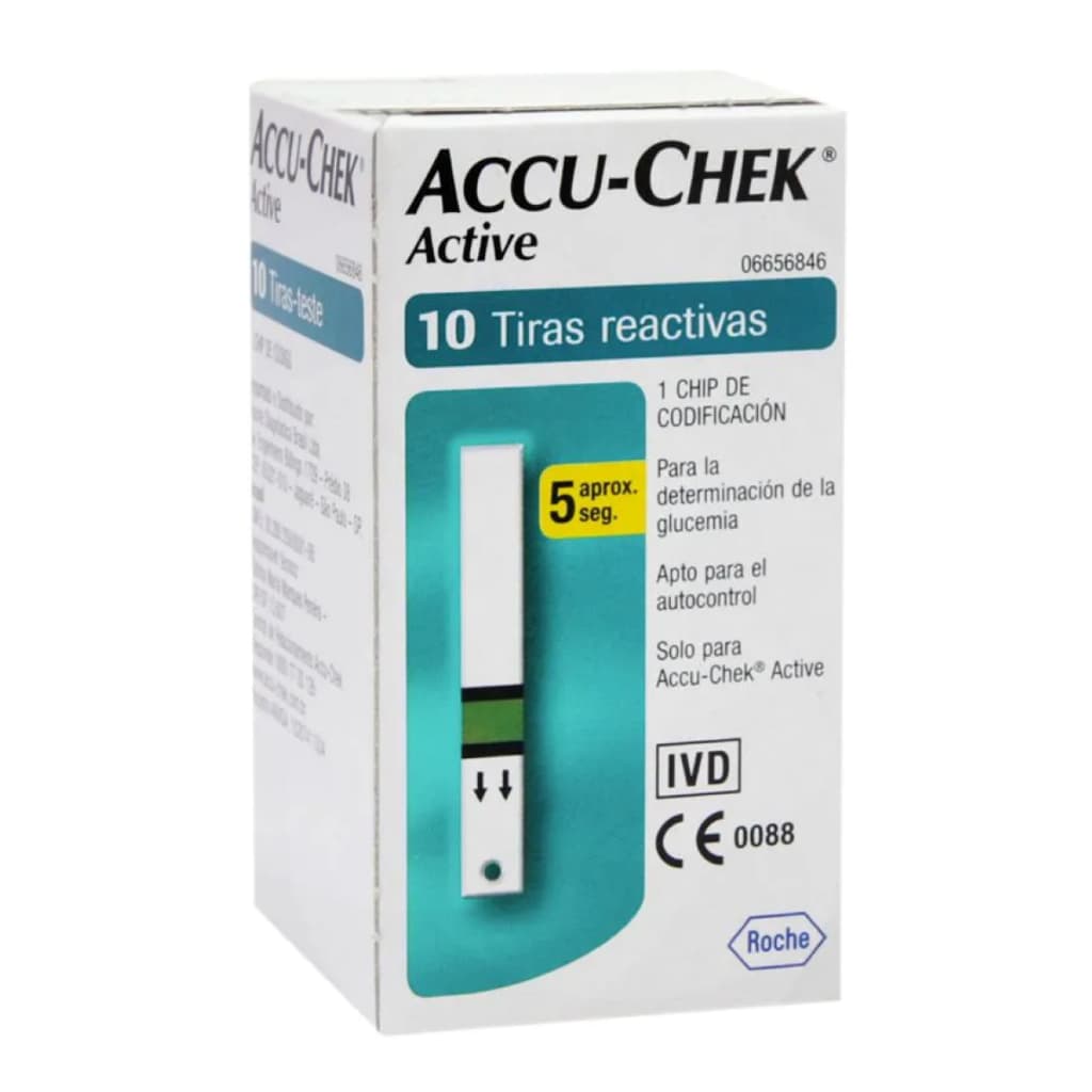 Accu-Check Active 10 Tiras de Teste