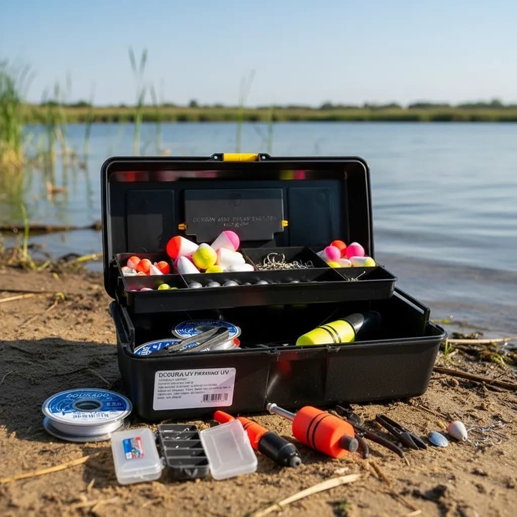 Caixa de Pesca Completa Maleta Com 207 Itens Tralha Pesqueiro Anzol Presente Aniversário