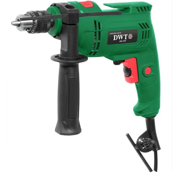 Furadeira Impacto Elétrica 1/2 13mm Fid-550 550w Dwt Verde