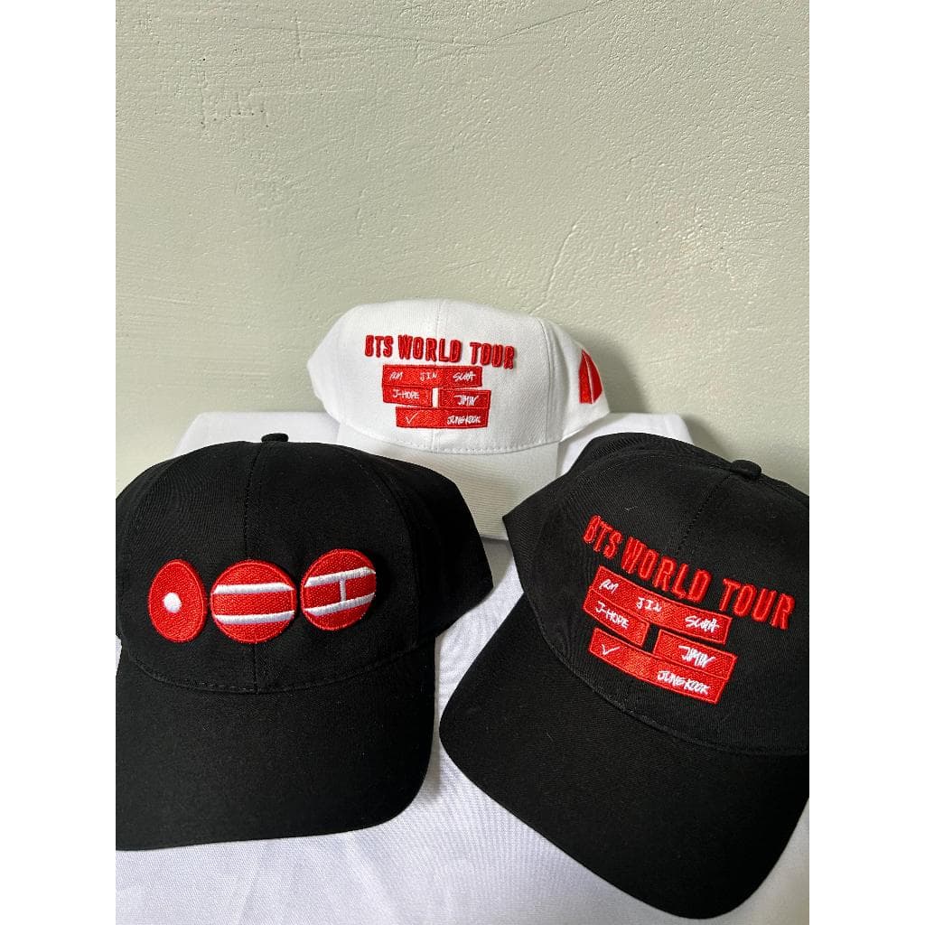 Boné BTS World Tour K-pop Bordado Premium - Modelos Variados