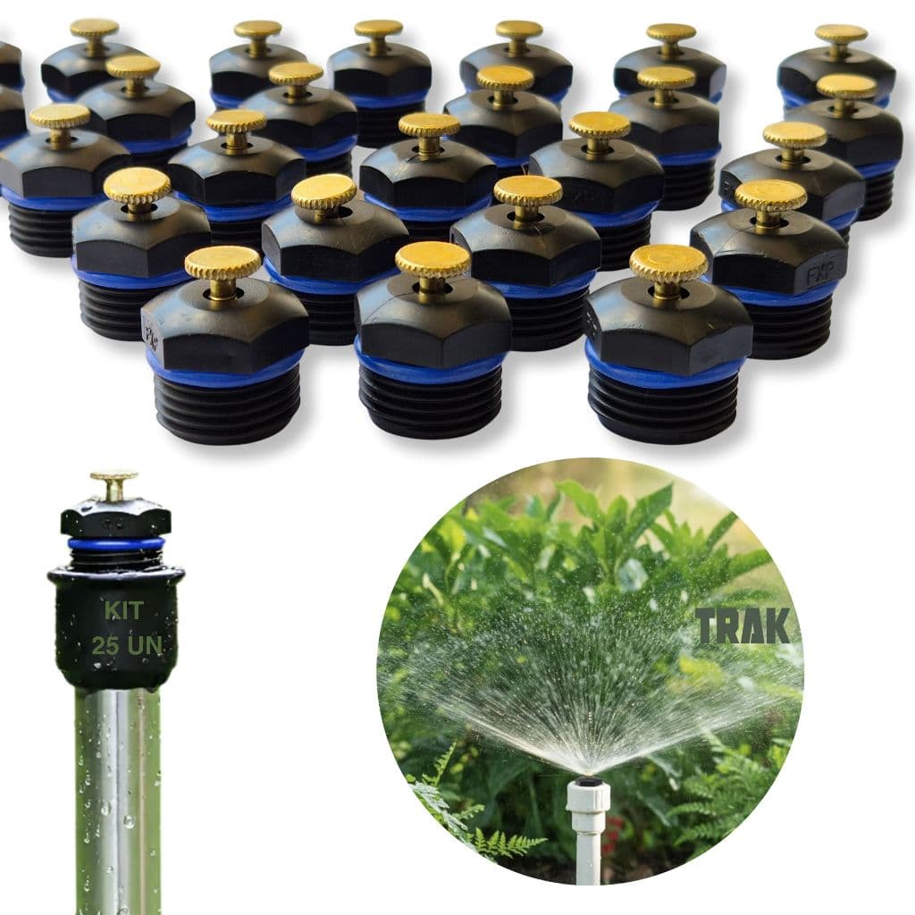 Kit 25 Bico Aspersor Irrigacao Nebulizador 1/2 Trak Jardim