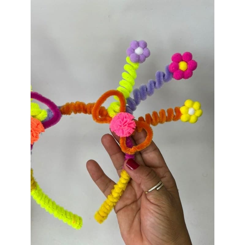 tiara infantil divertida cabelo maluco colorido acessórios para fantasias, , carnaval, festa de escola, aniversário