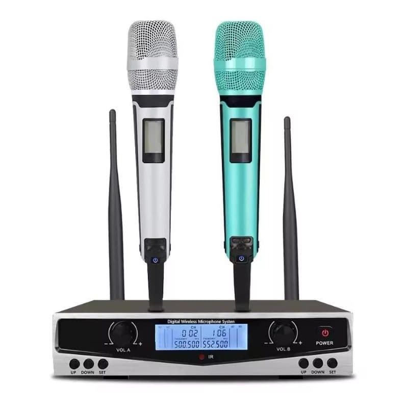 Microfone Duplo Som Limi Skm9100 Sem Fio No Brasil Envio Rápido Sennheiser Ew135G4 Shure GLXD4