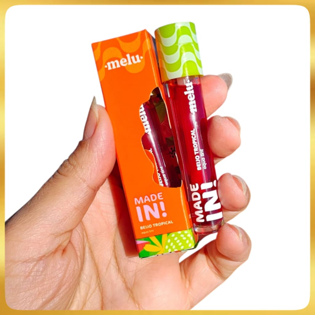 Aqua Tint Beijo Tropical Made In Melu Lábios E Blush