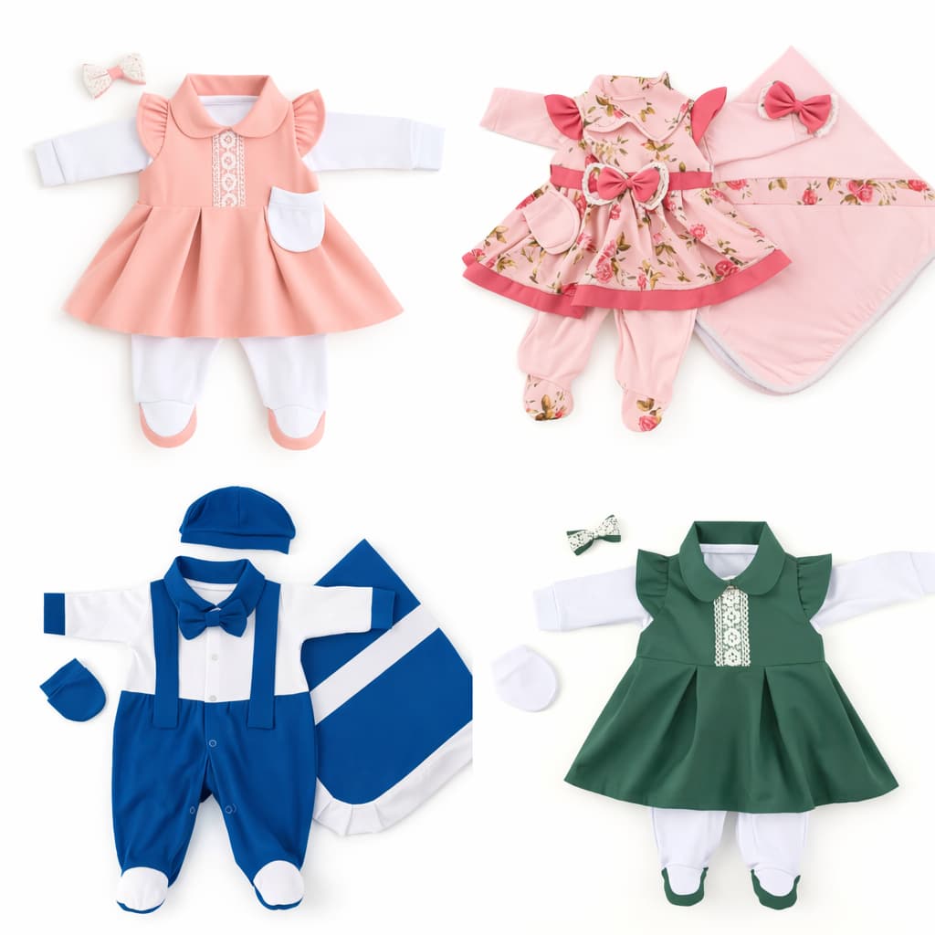 Saídas de Maternidade Menina/Menino Kit´s Completos Maternidade Roupas De Bebê Opção Perfeita para Presentes