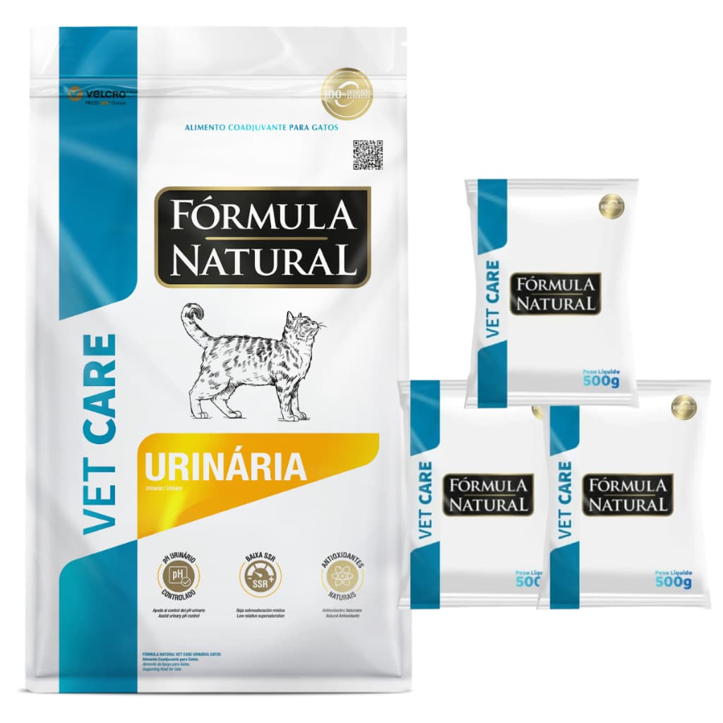 Fórmula Natural Vet Care Urinária Gatos 1,5kg Pct Fracionado