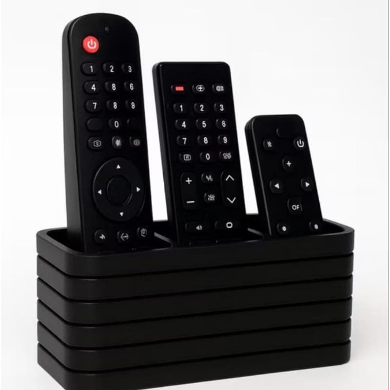 Suporte Moderno Minimalista para Controle Remoto de TV , Ar Condicionado e outros com 3 divisões