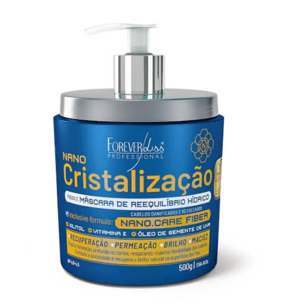 Máscara nano cristalização Forever liss 500 ml