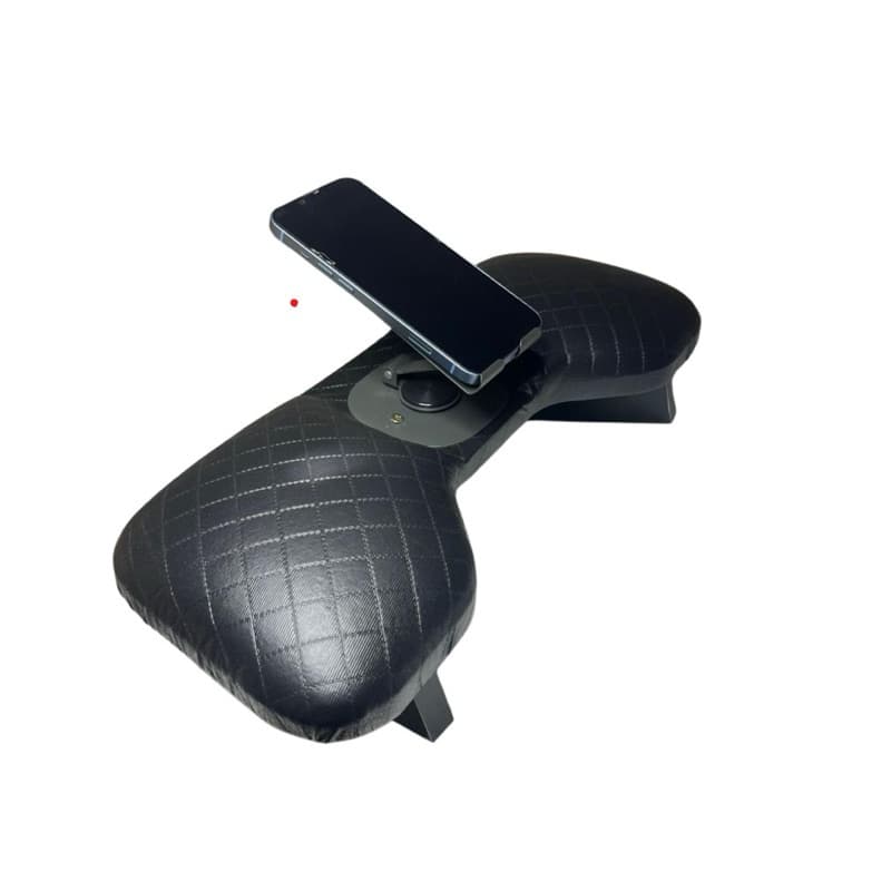 apoio de mão slim com suporte para celular