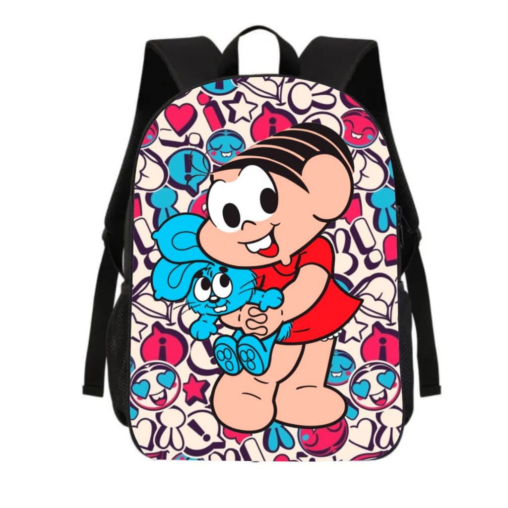 Mochila Estojo Lancheira Infantil Gibi Turma